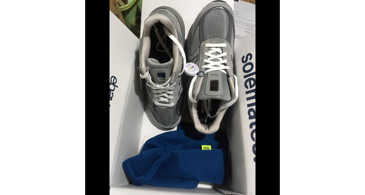 New Balance 990 v5 Men Gray Sneakers 