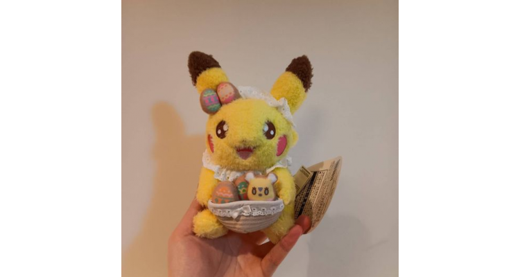日本Pokemon Center 复活节比卡超公仔及New Ear袋