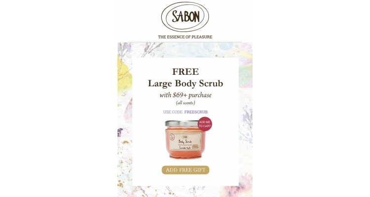 Sabon NYC 送身体磨沙