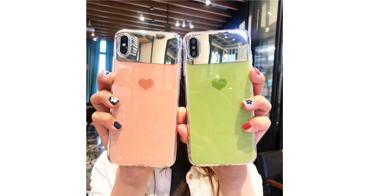 苹果x手机壳小仙女果绿色iphone8plus软壳全包防摔壳简约