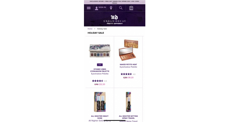 Urban Decay UK 特价