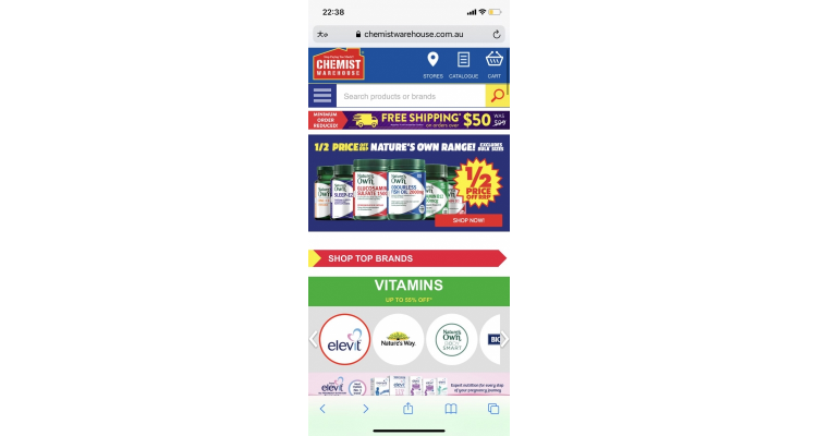 澳洲Nature’s Own保健品半价！