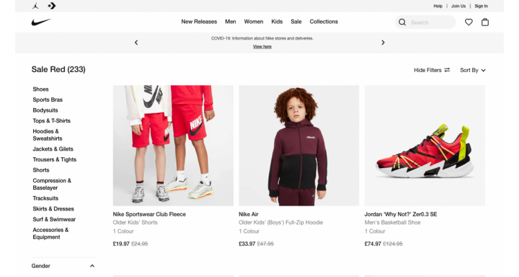 Nike 英国官网优惠