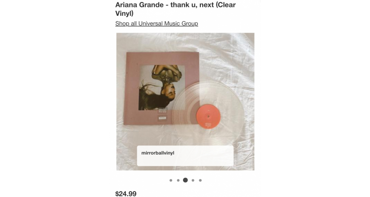 Ariana限量版透明黑胶
