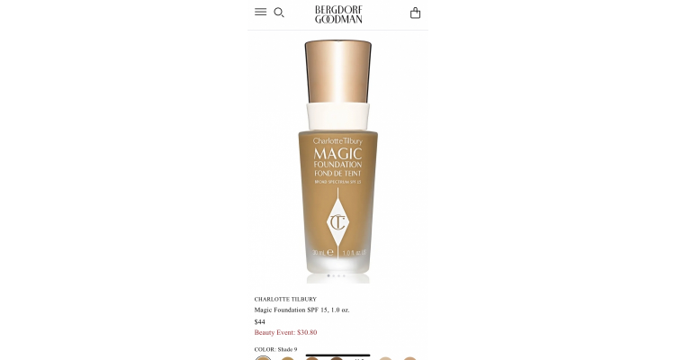 CHARLOTTE TILBURY粉底液特价