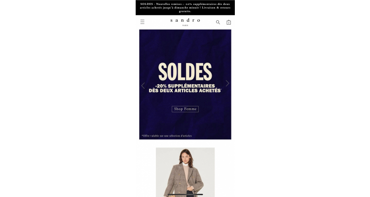 Sandro Paris FR特价
