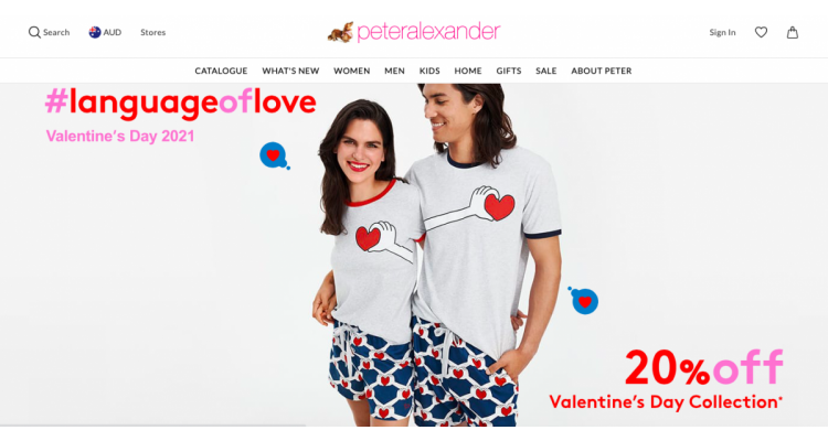 Peter Alexander 情人节快乐8折睡衣
