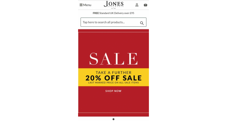 英国 Jones Bootmaker 特价货品折后再额外8折