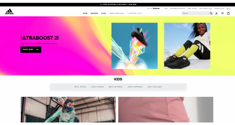adidas  精选儿童运动鞋款特卖 低至$19.99