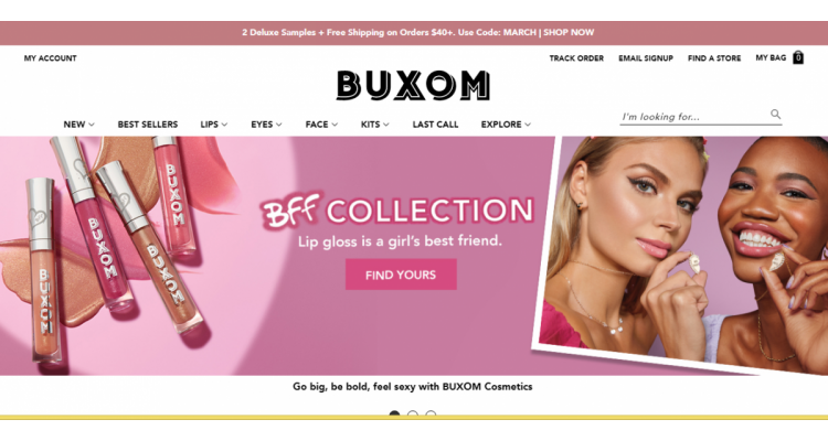 BUXOM 彩妆产品满$40享2件睫毛膏小样