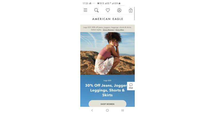 American Eagle 网站限裤款 7折优惠