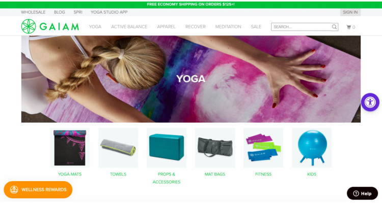 一站式买瑜珈用品 Gaiam.com