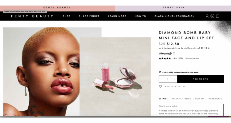 半价买DIAMOND BOMB face and lip set