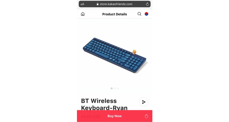 Kakao Friends 无线蓝牙键盘