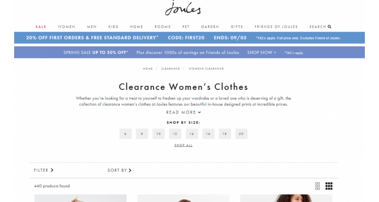 英国 Joules Sale