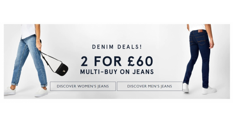 Jack Wills 牛仔裤优惠