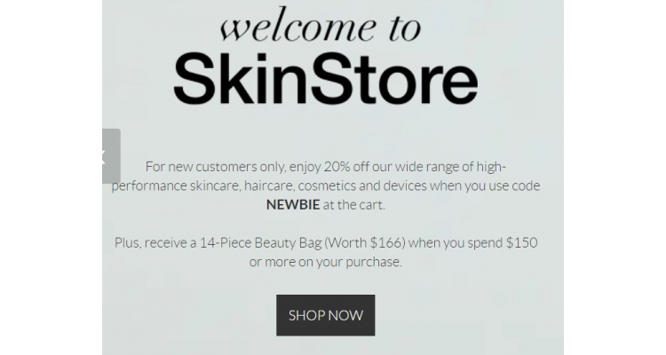 SkinStore 新客优惠