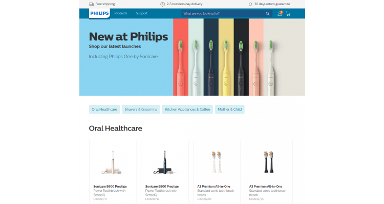 Philips电动牙刷促销$349.99(原价$399.99)