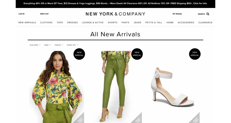 New York & Company 劲减