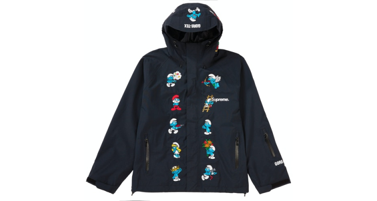 Supreme 蓝精灵外套