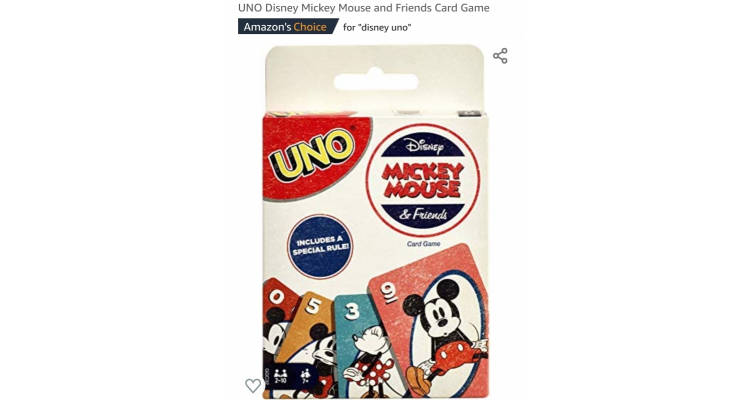 米奇老鼠特别规则版UNO
