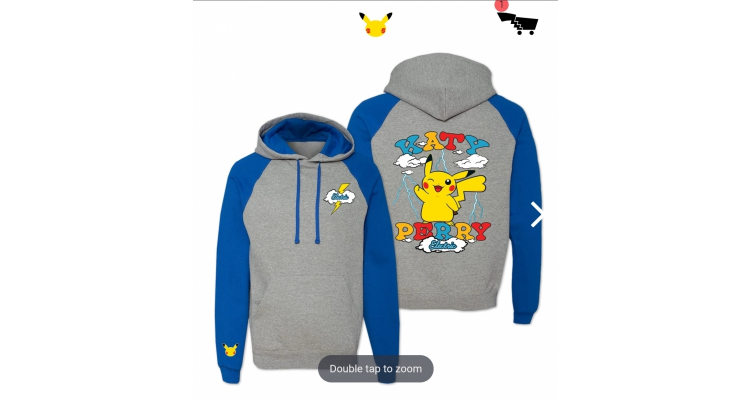 katy perry联乘pokemon hoodie
