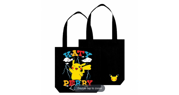 Katy perry x pokemon联乘tote bag
