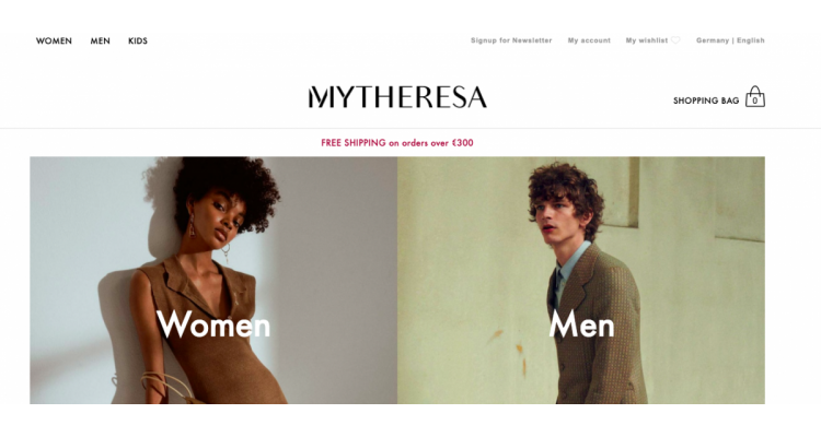 推荐德国时装网mytheresa
