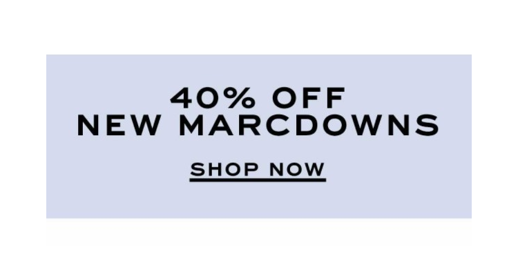 Marc Jacobs 激减优惠