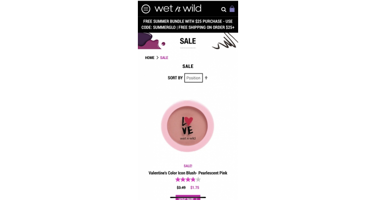 Wet N' Wild 折扣区折上折