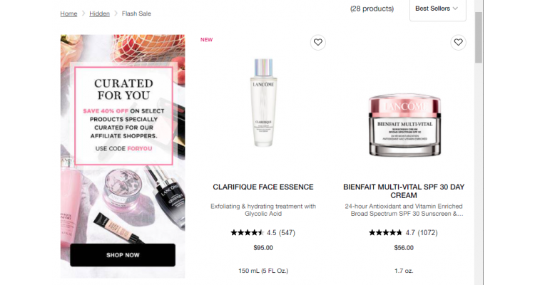 Lancome官网 精选护肤享买1送1热卖