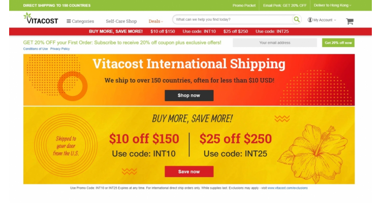 VITACOST美国官网多买多折