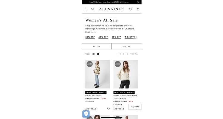 AllSaints特价