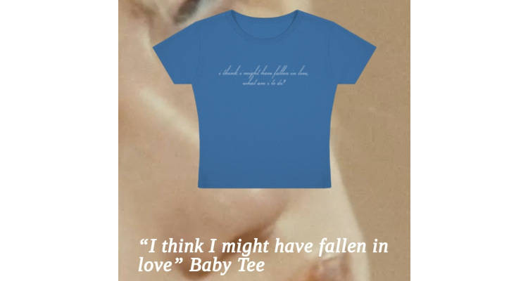 billie eilish蓝色歌词tee