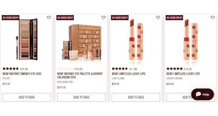 Charlotte Tilbury 美国官网2021圣诞限定上新