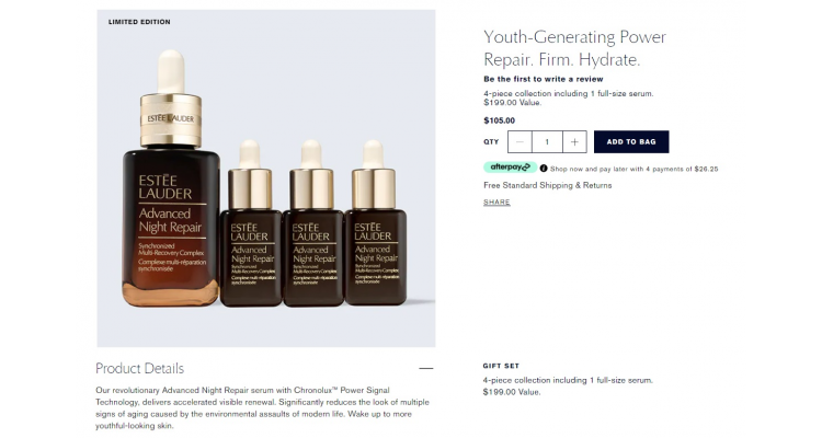 Estee Lauder 美国官网小棕瓶精华套装