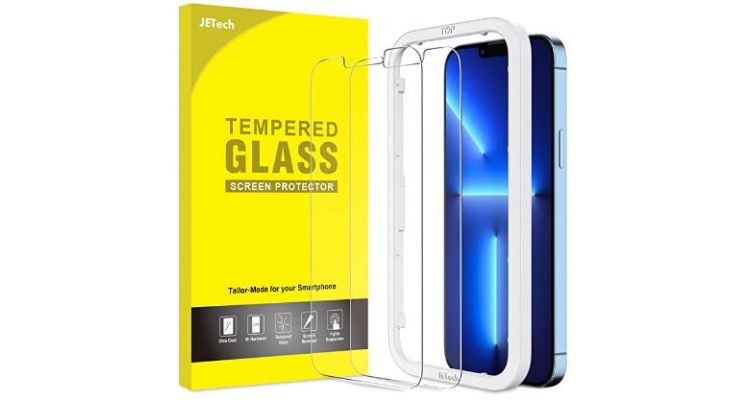 JETech iPhone 13 Pro Max 钢化膜 2片装