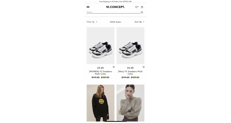 WConcept 特价