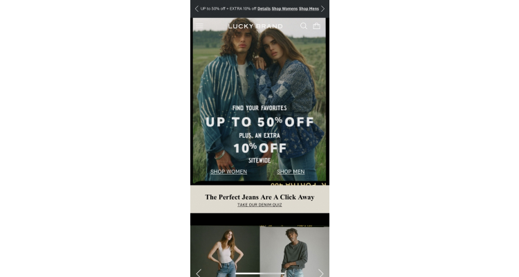 Lucky Brand Jeans 全场特价