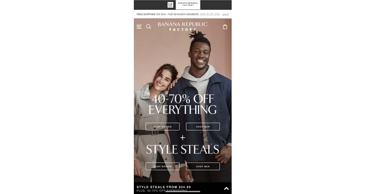 Banana Republic Factory特价