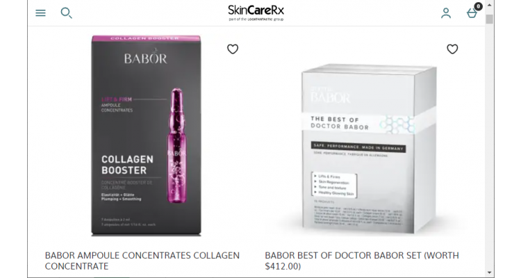 SkinCareRx 现有 Babor 享无门槛6折闪购