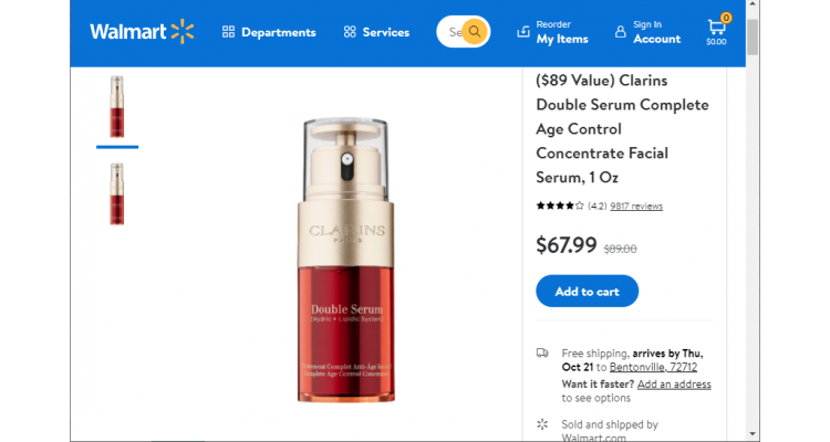 Clarins精选护肤低至3.2折热卖