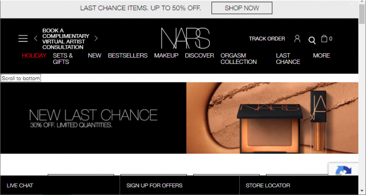 NARS Cosmetics 精选明星彩妆促低至5折