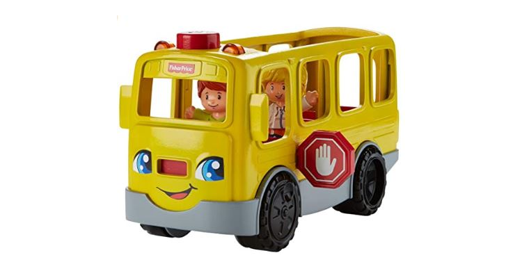 Fisher-Price 儿童校车玩具车 自带2个小人偶