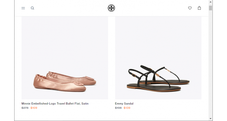 Tory Burch 折扣区 低至3折