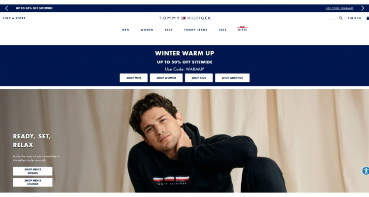 Tommy Hilfiger USA美国官网指定产品低至半价