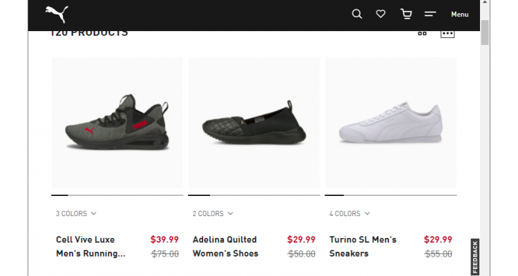 PUMA 运动鞋 全在$39.99以内