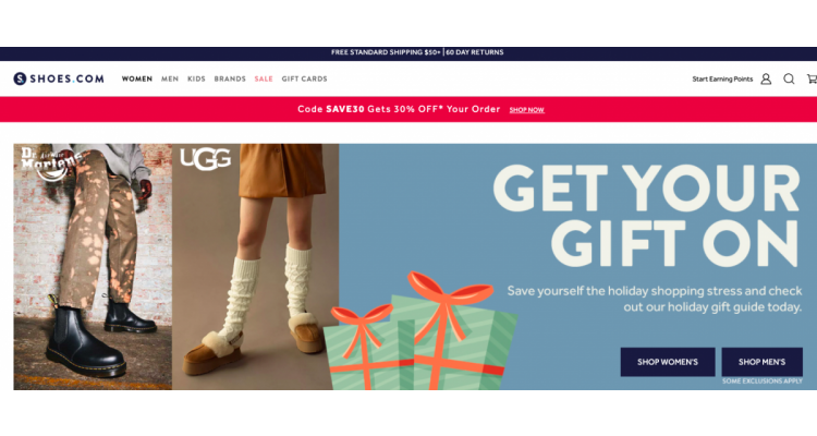 Shoes.com SAVE30 30% off