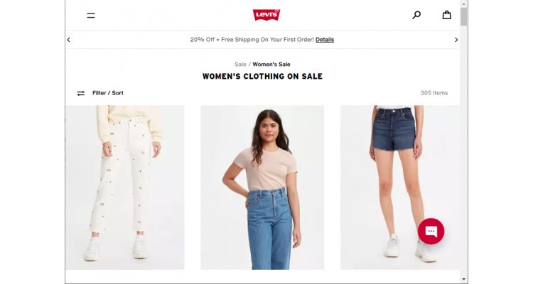 Levis 额外6折