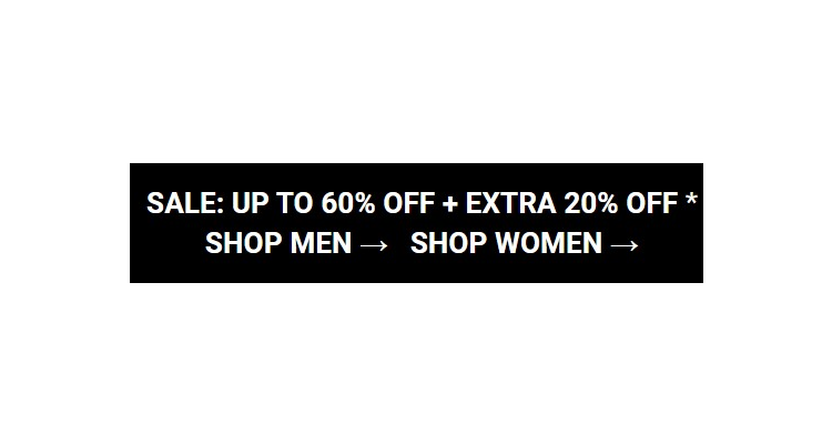 RW&CO 60% + 20% off 优惠